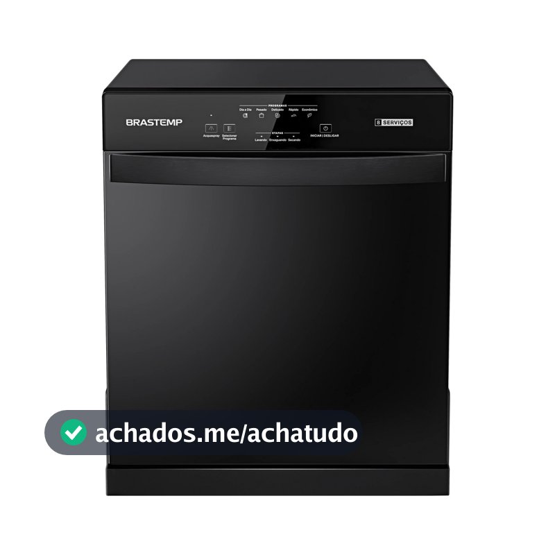 Lava Louças Brastemp 8 Serviços Preta - BLF08AE
