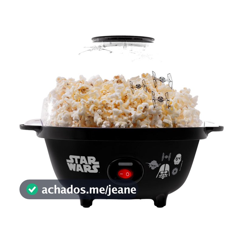 PIPOQUEIRA MALLORY TAMPA BOWL STAR WARS DOCE OU SALGADA 700W PRETO - 127V
