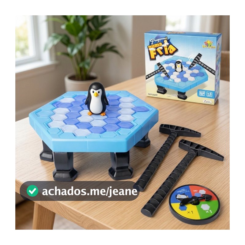 Jogo Quebra Gelo Pinguim Numa Fria Grande Brinquedo Educativo Infantil Diversão Garantida Original