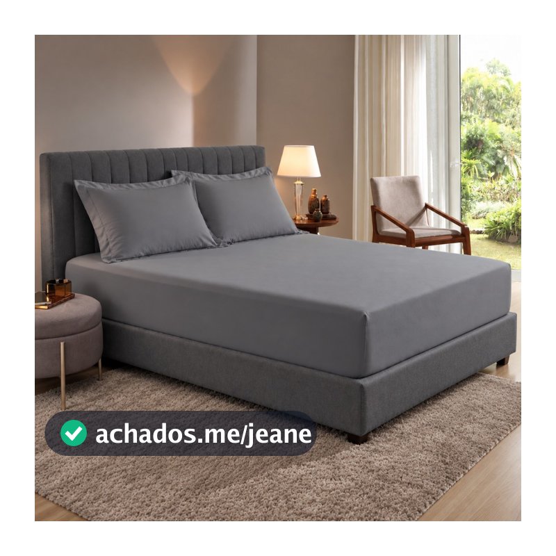 Jogo de Lençol Casal/Queen/King/Super King 3 pçs Fronhas ABAS Confort Percal Flex 400 Fios Aveludado