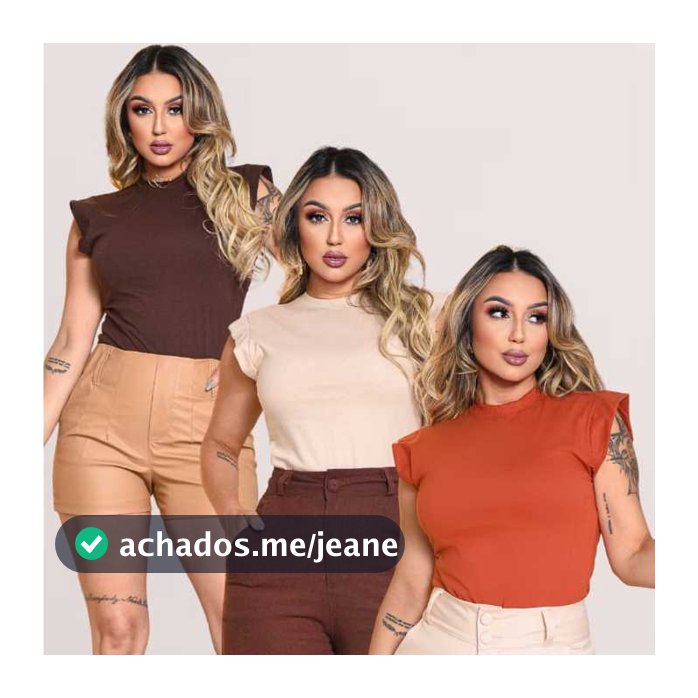 Kit 3 Blusas Femininas Estilosas Muscle tee Minimalista, Camiseta Muscle, T shirts feminina