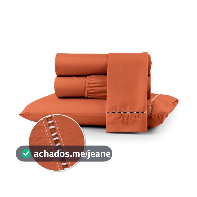 Jogo de Lençol 400 fios Toque Suave e Acetinado Berço Solteiro Casal Queen King 02 e 03 Peças