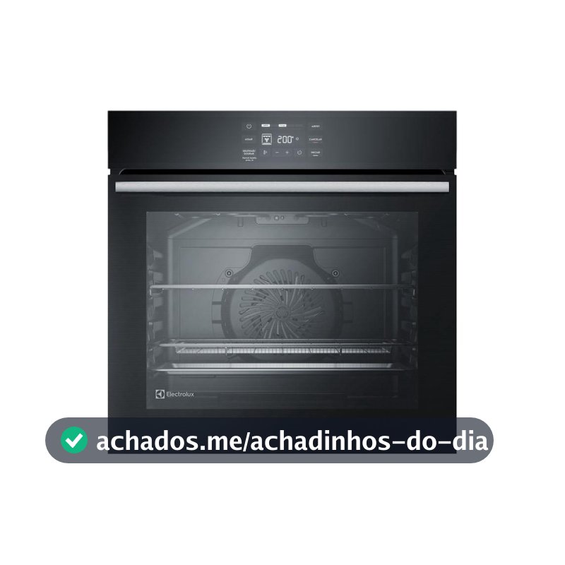 Forno Elétrico de Embutir Electrolux Experience com 80 Litros de Capacidade, Grill e Painel Touch Preto - OE8EA