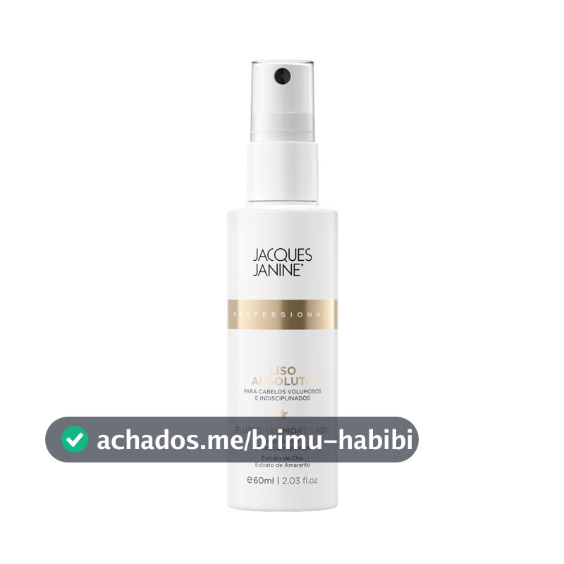 Fluído Termoativado Leave-In Liso Absoluto Jacques Janine 60ml