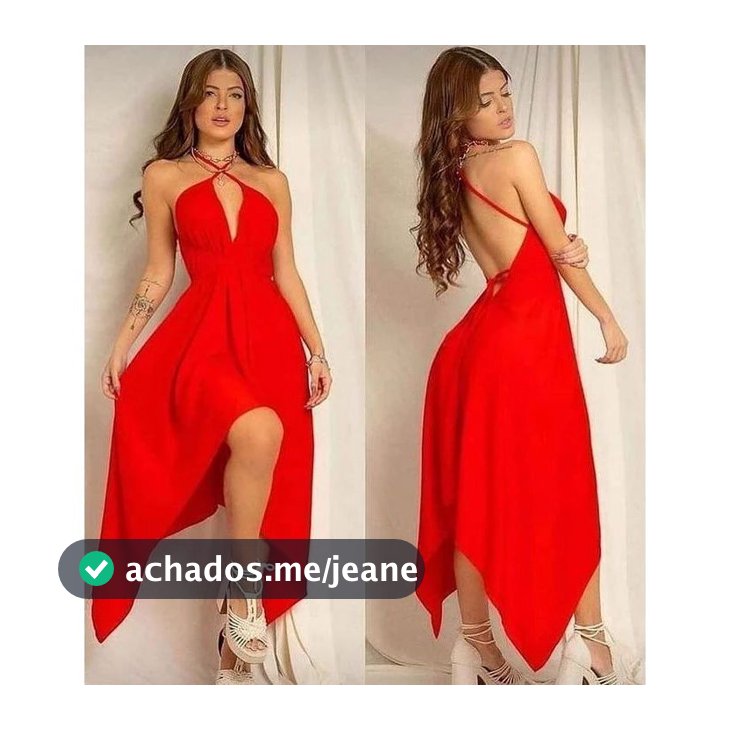 Vestido Envelope Alcinha Soltinho Costa Nua Sem Bojo Com Bicos e Decote Muito Lindo Envio Rápido