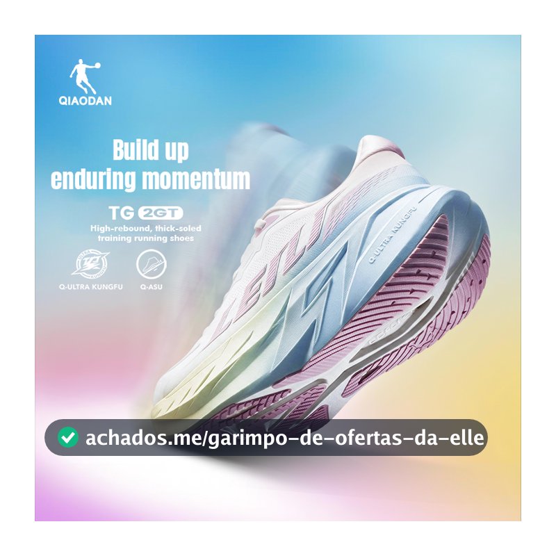 Qiaodan TG 2.0 GT Maratona Mulheres Tênis De Corrida Leve Desempenho Max Almofada QDB022264275
