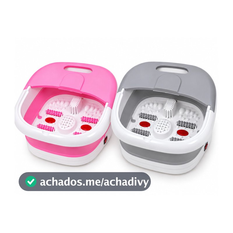 HidroSpa Premium para Pés com Aquecimento Automático e Massagem Relaxante