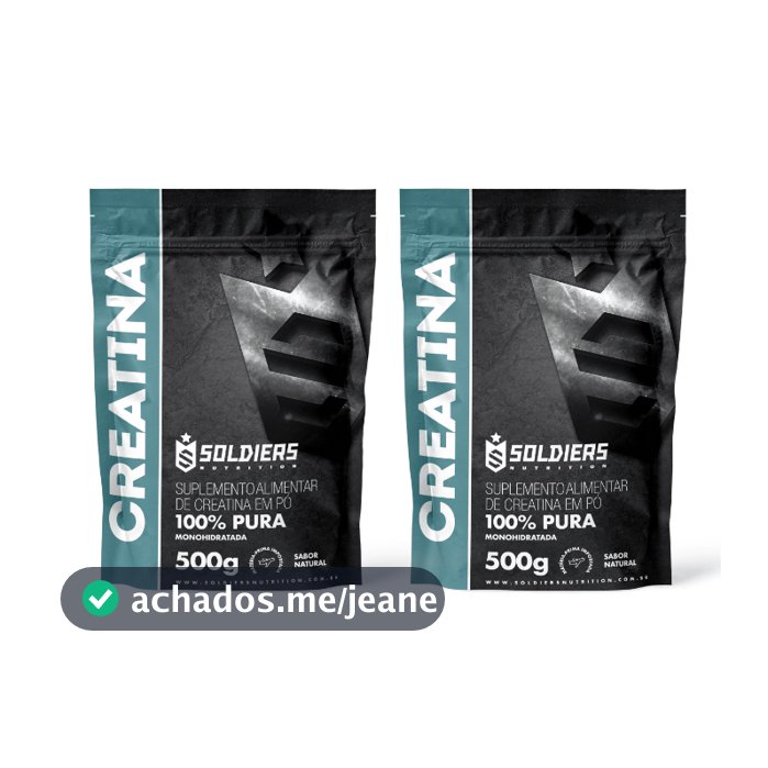 Creatina Suplemento Monohidratada em Pó - Soldiers Nutrition