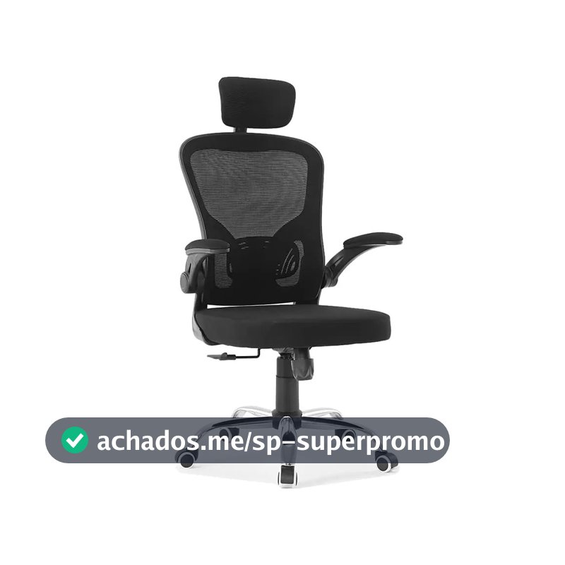 Cadeira Ergonômica de Escritório Giratória Malha Mesh Respirável Syberflex