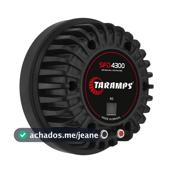 Driver Taramps SFD 4300 150W RMS 8 Ohms Fenólico Corneta 7Driver