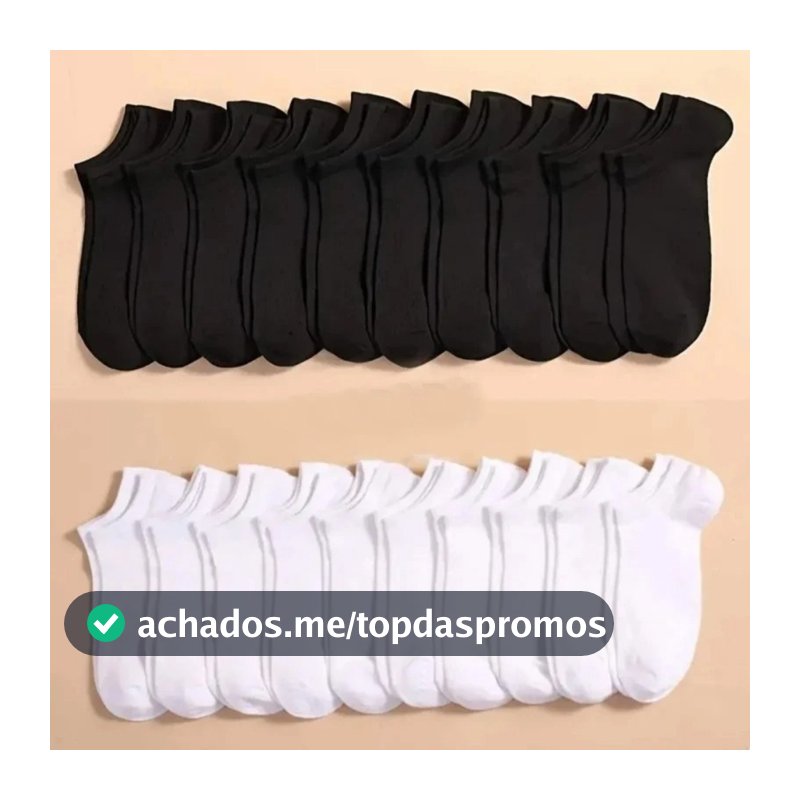 Kit 3/6/12/18 Pares de Meias Soquete Cano Curto Masculina Feminina Unissex varejo
