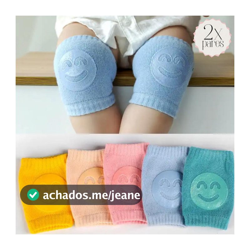 1/2/3 Pares Joelheira Bebe Engatinhar Infantil Proteção Para Joelhos Crianças Meias