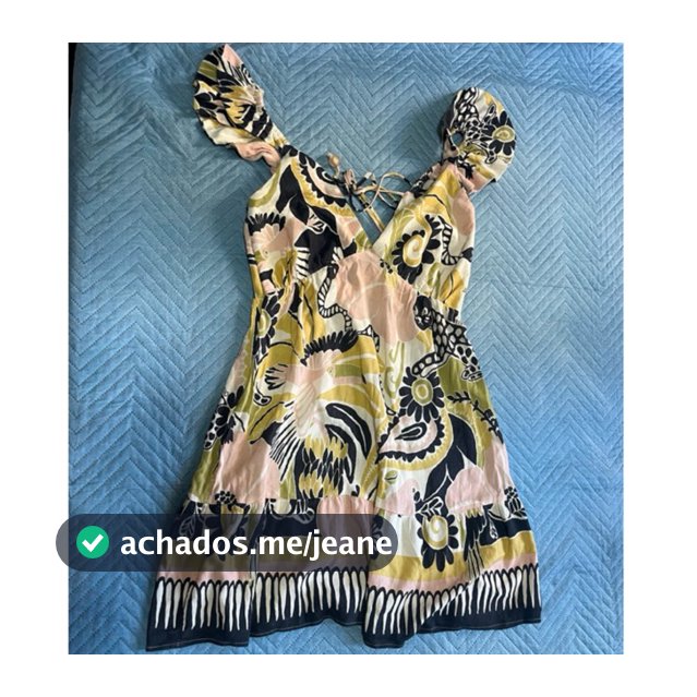 Vestido Farm Estampado Tamanho P