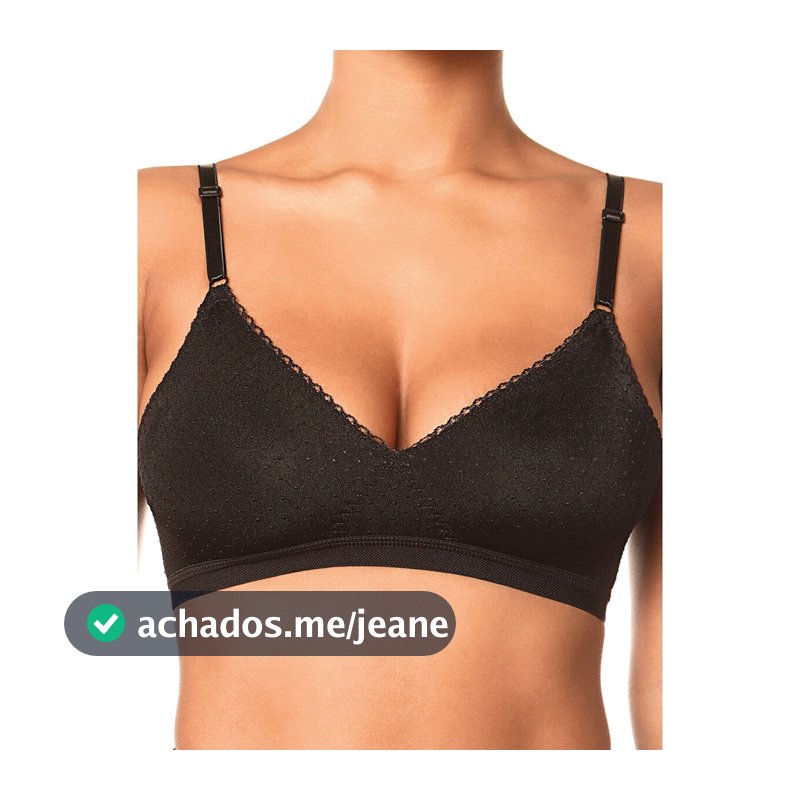 Sutiã Confortável Sem Aro DeMillus Poás Original Ref 61411