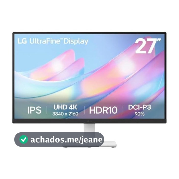 Monitor LG UltraFine™ Smart 27" IPS UHD 4K HDR10 - 27US500-W