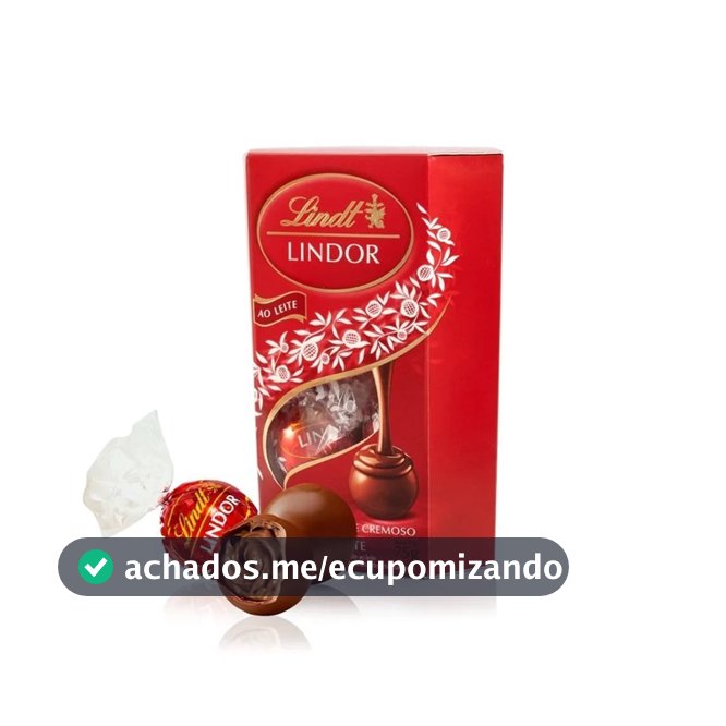 Chocolate Ao Leite Lindt Lindor Caixa 75g