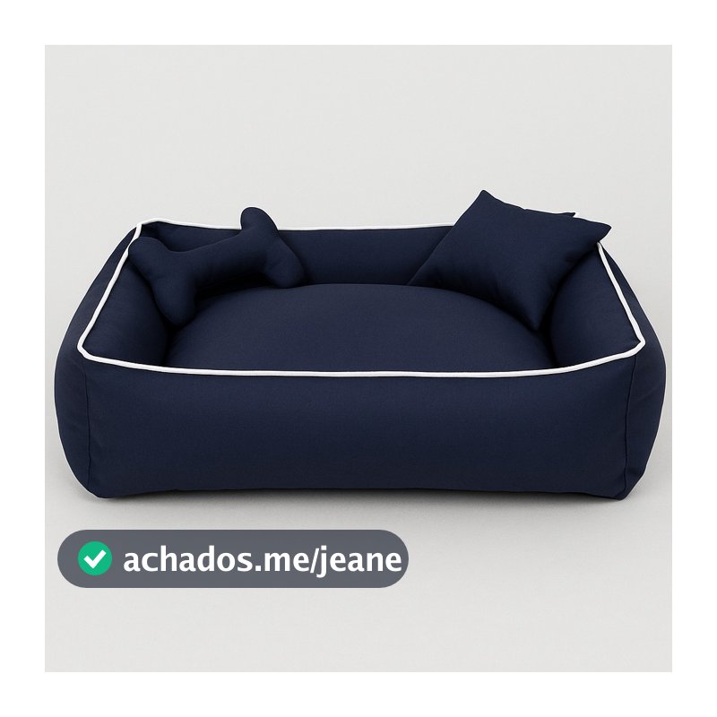 Cama Pet Média Cama para Cachorro  Lavável 60x60 Para Animais até 12KG