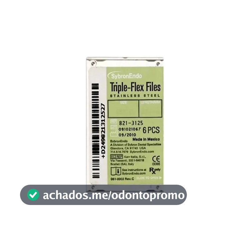 Lima Triple-flex 30mm Endodôntica Kavo C/ 6 Unidades