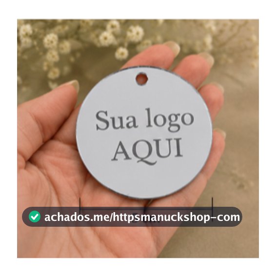 30 Etiquetas Tag de Acrílico Personalizado 5CM. Aniversário/crochê/Convite/Formatura