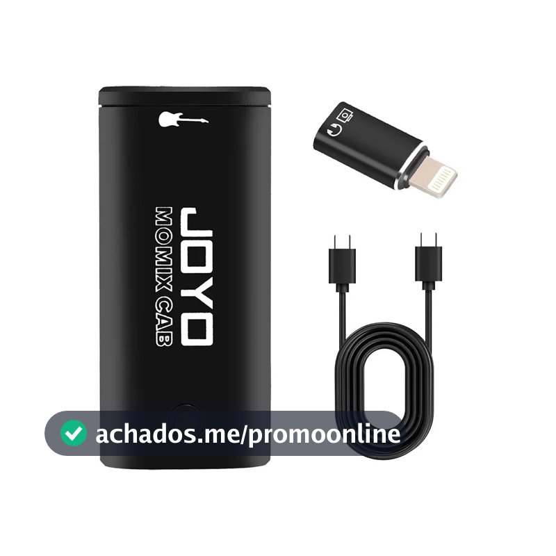 JOYO MOMIX CAB Interface De Áudio USB Placa De Som Para Celular PC Guitarra E Gravação