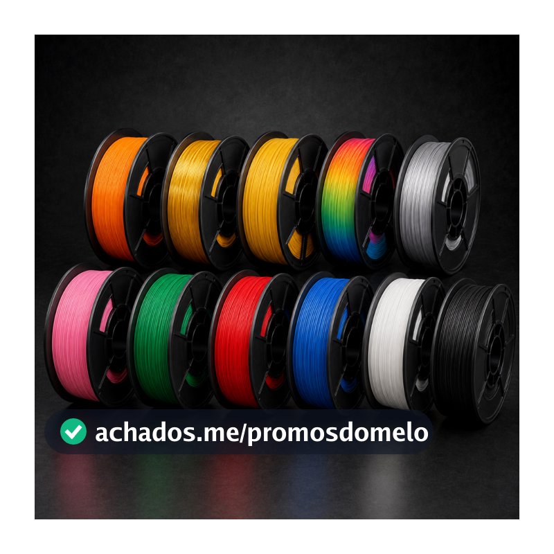 Filamento PETG 1kg 1.75mm Para Impressora 3D Alta Resistência Baixo Empenamento Masterprint