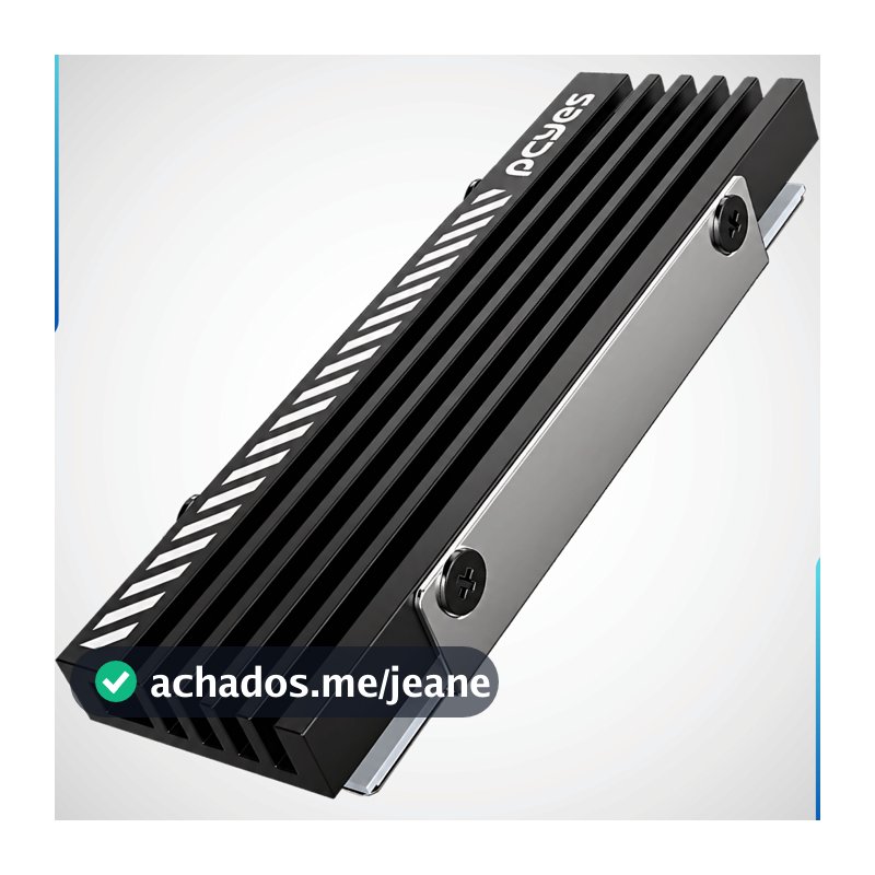 Dissipador De Calor Heatsink Para SSD M.2 NVME 2280 Pcyes Heat Shield Compatível PC PS5
