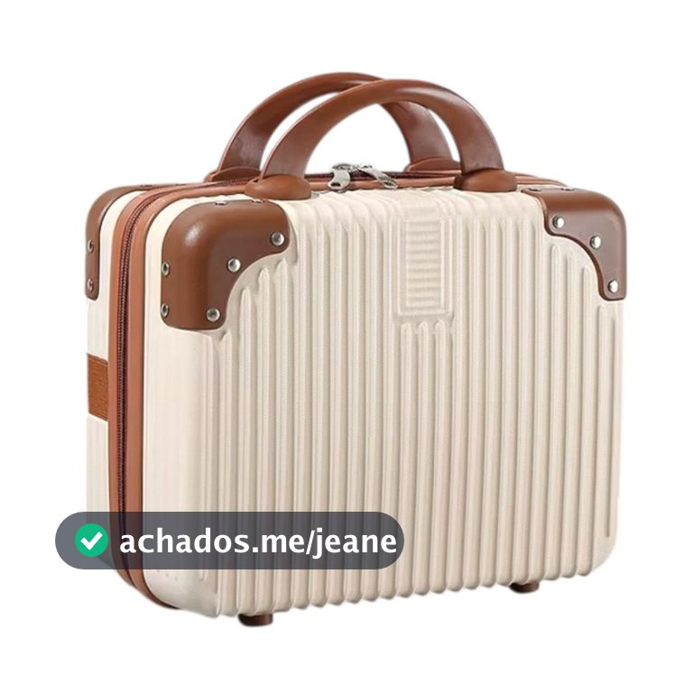 Frasqueira Organizadora de Maquiagem Joias Acessórios Maleta de Viagem Impermeável De Mão 5863#-15