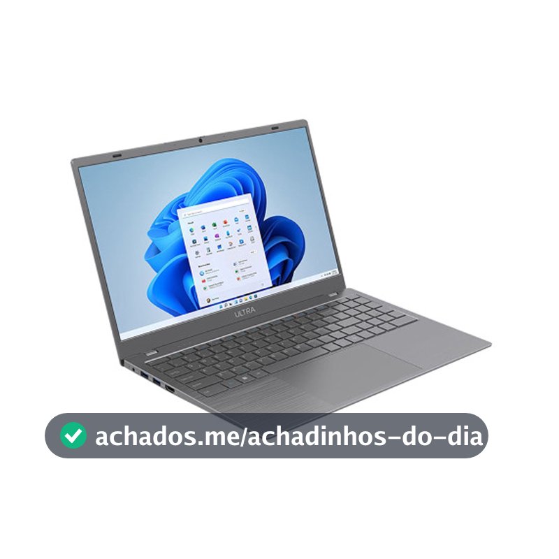 Notebook Windows 11 Home Tela 15.6 Pol. FHD Pentium Gold 6500Y 4GB 128GB e MMC Ultra UB365