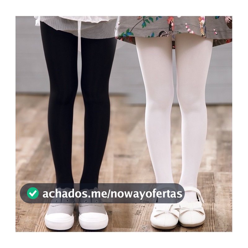 kit 2 Meias calça infantil Meia Grossa Frio Inverno Menina 1 a 12 anos