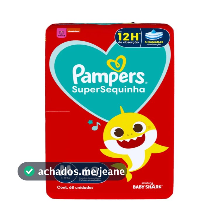 Fralda Descartável Supersequinha Tamanhos Pampers