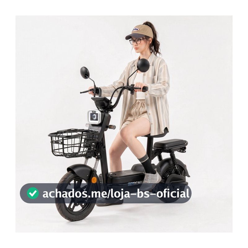 SKYBOARD Bicicleta Elétrica Cullinan48V 21Ah Bateria LFP 350W Motor Potente Estrutura Anticorrosiva IPX4 Farol