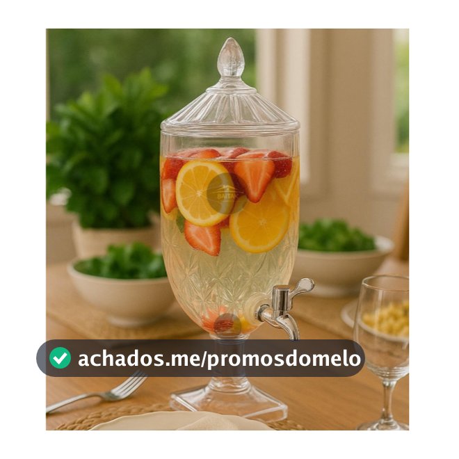 Suqueira Modelo Diamond 4,5L em Acrílico Transparente – Xplast