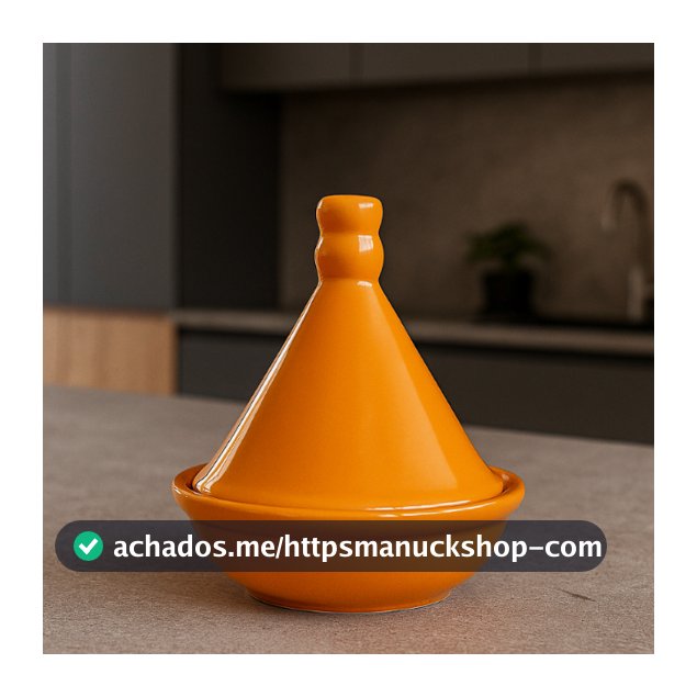 Saleiro Marroquino de Cerâmica Laranja Design Exótico e Funcional Decoração Cozinha