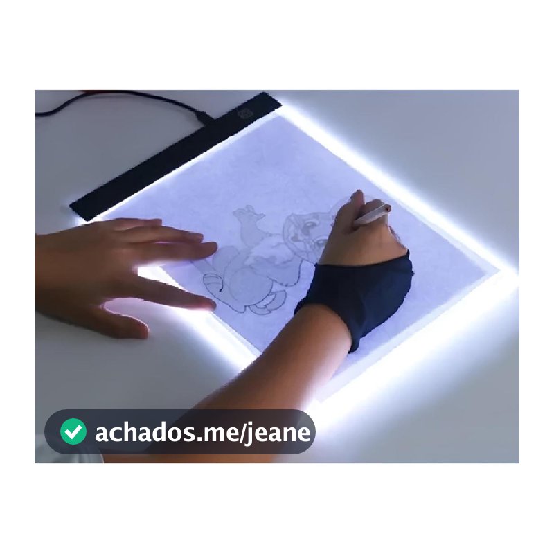Mesa De Led Luz Branco Desenho Transposição A4 Profissional