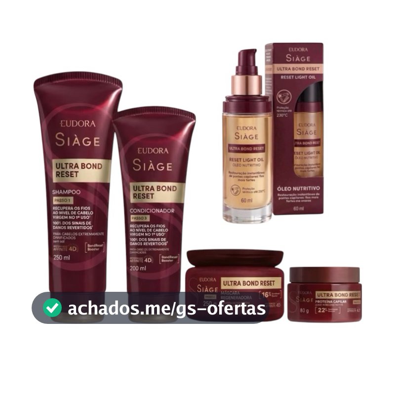 Siàge Ultra Bond Reset: Reconstrução Profunda