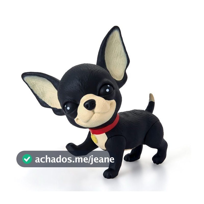 Brinquedo Cachorrinho Pinscher Ross Super Realista Em Vinil Macio - Puff Toys