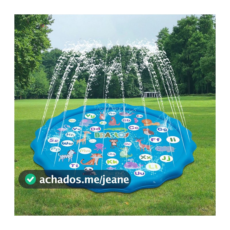 Brastoy 170Cm Splash Sprinkler Pad Piscina Chafariz Infantil