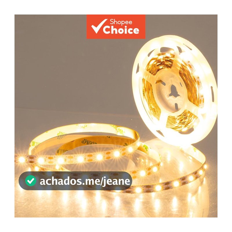 Fita LED branca quente de 3 m USB, luz flexível de alta densidade para decoração de cozinha, quarto e sala de estar