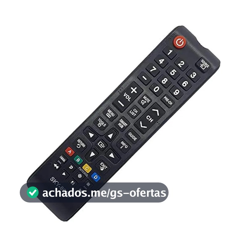 Controle Remoto Para Tv Samsung Smart Hub Sky-8008-n