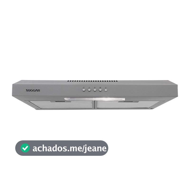 Depurador Slim Suggar 60cm 3 Velocidades Prata DPS161PR/DPS162PR