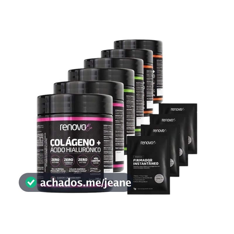 Kit 6 Colágenos Verisol + 4 Sachês Sérum Firmador - Renova Be