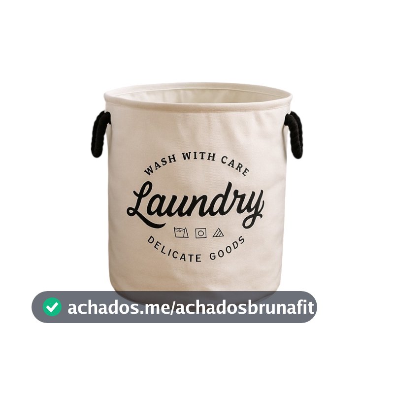 Cesto Organizador Roupa Suja Dobrável Multiuso 55L Estampas