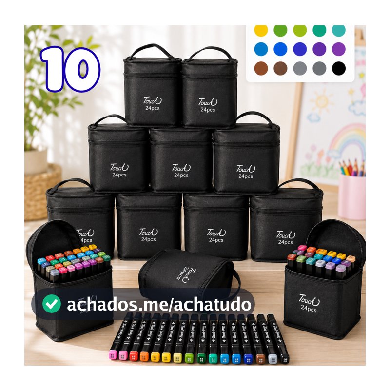 10 Estojo canetinha lembrancinha Infantil Colorir canetinhas coloridas