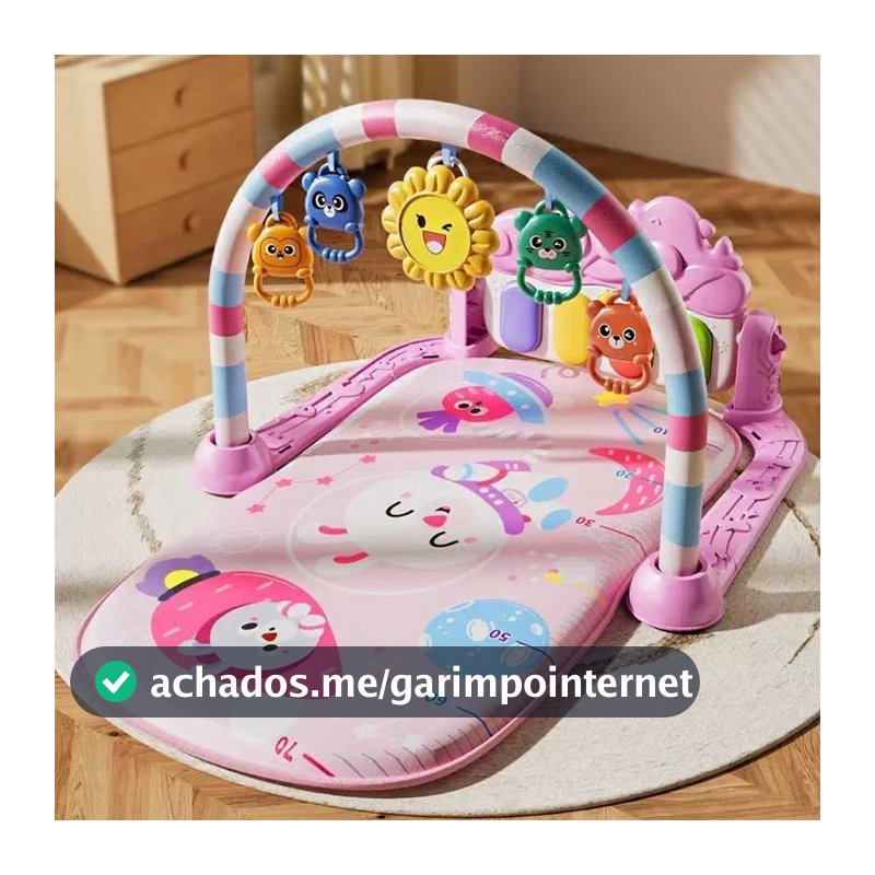 Tapete de brinquedo para engatinhar com pedal de piano para bebês--6821
