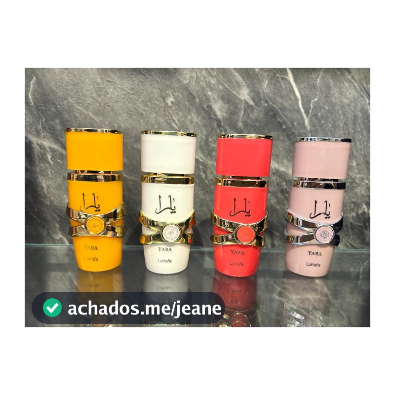 Kit com 2 Perfumes Arabe Feminino CONTRATIPOS Yara O queridinho Presente Entrega rapida presente dia dos namorados