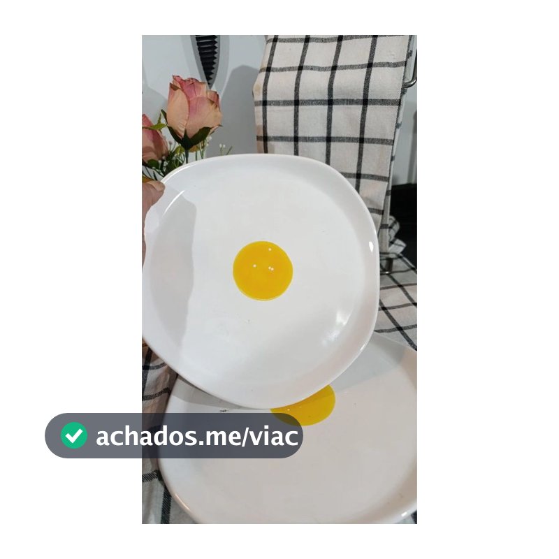 Prato sobremesa ovo frito 2° linha