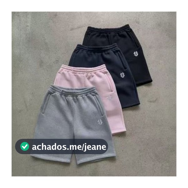 Retro Masculino Feminino Y2K S Bordado Hip-Hop Cintura Elástica Solta Ajuste Curto