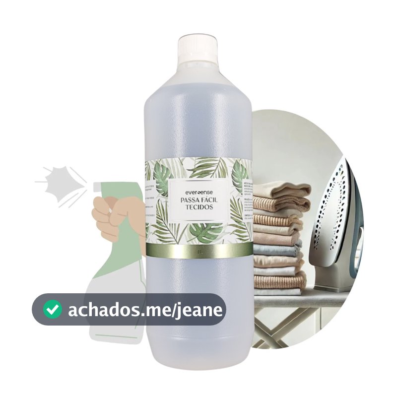 Passa Fácil Tecidos 1 Litro Refil Eversense Alisa Roupas Lençóis Toalhas