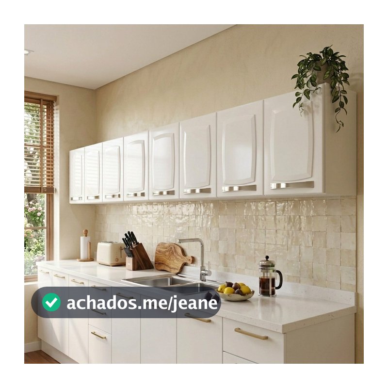 Armário de Cozinha Rose Aéreo Itatiaia 3, 6 ou 9 portas