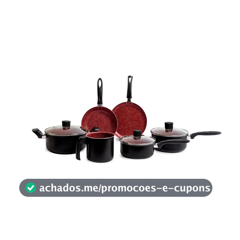 Jogo de Panelas Brinox Ceramic Life Easy - 6 Peças Antiaderente Cerâmico.